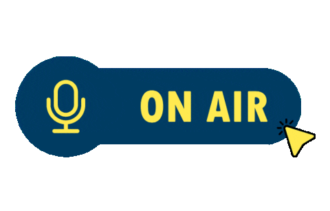 On Air Podcast Sticker by CLANEO