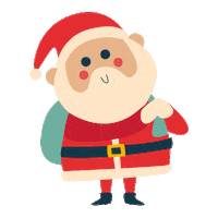 Papa Noel Christmas Sticker