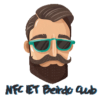beirdo club nfc beard Sticker by NFCIET