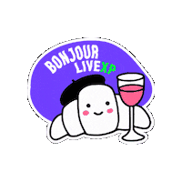 LiveXP french spanish english bonjour Sticker
