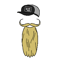 RemingtonBeardBoss beard mustache moustache beards Sticker