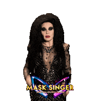 Shock Drama Sticker by Mask Singer A3