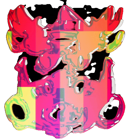 Glitch Emoji Sticker by #BASILIO