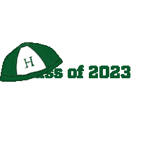 Hat Class Sticker by Hood College