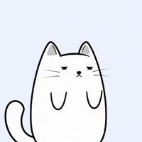 White Cat Whatever GIF by MESA My Emotional Support Animal