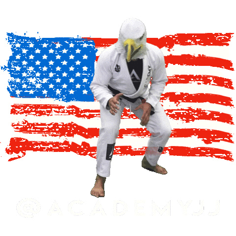 Grappling Bald Eagle Sticker by Academy Jiu-Jitsu