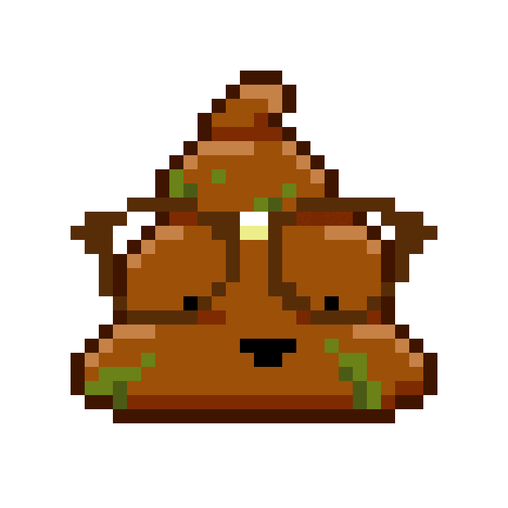 Art Shitting Sticker by Poopies.io