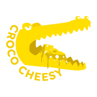 Crocomeal cheese crocodile cheesy fromage Sticker