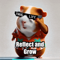 Wisdom Reflection GIF by Guinea Gambino