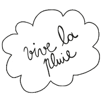 Pluie Sticker by Rainette