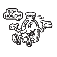 Boy Howdy Creem Magazine Sticker by CREEM