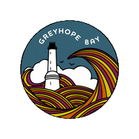 Greyhopebay greyhopebay greyhope bay torrybattery torry battery Sticker