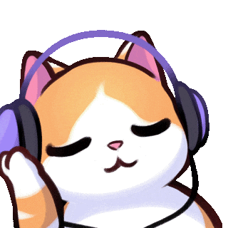 Red Cat Dancing Sticker