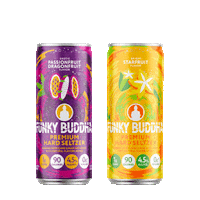 Cheers Get Funky Sticker by Funky Buddha Brewery