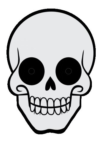 Day Of The Dead Skull Sticker