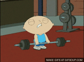 Stewie Griffin Gym GIF