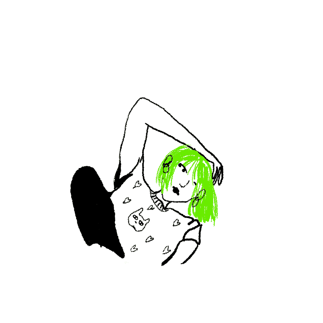 Bored Girl GIF by Paola Hibiki
