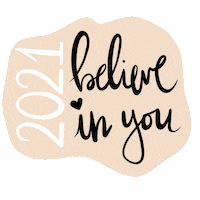 Believe New Year Sticker