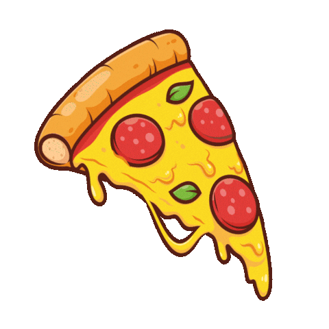 Pizza Snack Sticker by Chope & Compagnie
