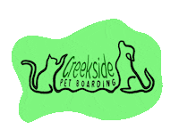 creeksidepetboarding cat dog kennel creekside Sticker