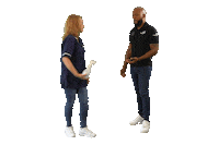 hagonederland friends lets go clean cleaning Sticker