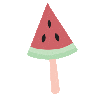 Watermelon Popsicle Sticker by blk cosmetics
