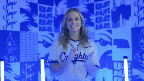 Creighton Bluejays Softball GIF by Creighton University Athletics