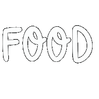 Illustration Eat Sticker