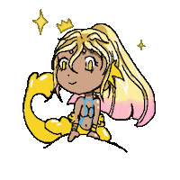 Happy Cute Girl Sticker