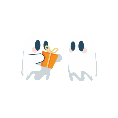 Halloween Ghost Sticker by Tate + Zoey