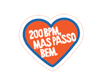 medilargestaoemsaude heart coracao orange heart morri Sticker