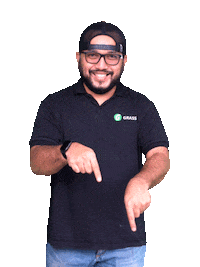 Pointing Nunjuk Sticker by GRASS INDONESIA