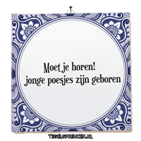 Troost Ontspanning Sticker by Tegelspreuken.nl