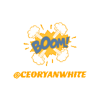 Fire Explode Sticker by Ryan White
