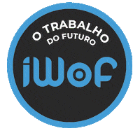 Iwof iwof iwof br iwofer trabalho do futuro Sticker