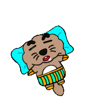 Sleep Underwear Sticker