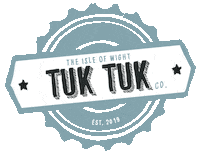 theiowtuktuk isle of wight tuktuk tuk tuk iow Sticker