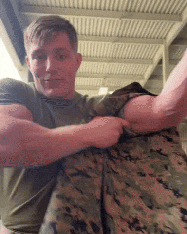 tylervalenzia flex military stuck uniform GIF