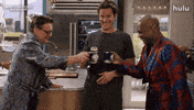 Matt Bomer Cheers GIF by HULU
