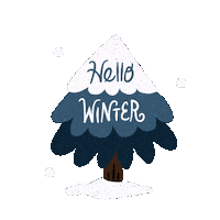 Let It Snow Snowing Sticker by Jessica Lau