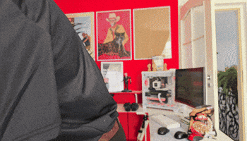 SuitedSkaterLion gaming pink red youtube GIF