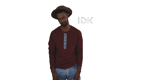 Bbnaija Idk Sticker by Big Brother Naija