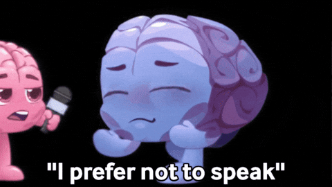 Silence Be Quiet GIF by Raena AI