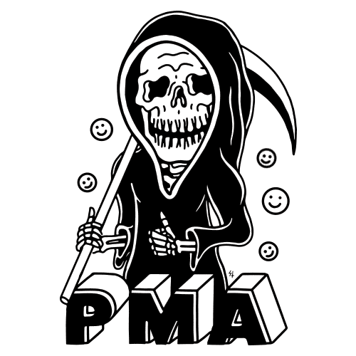 creaturefiends tank fancy creature chillin Sticker