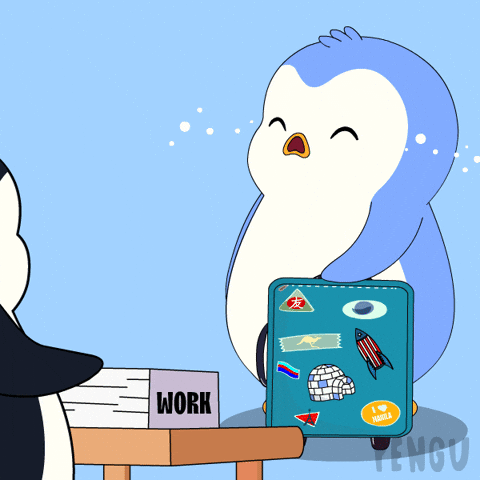 Sad Work GIF by Pudgy Penguins