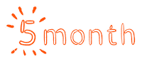 5 Months Sticker by ASF brush