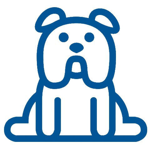 Des Moines Dog Sticker by DrakeUGriff