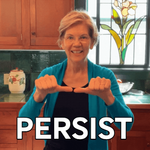 Asl Persist GIF by Elizabeth Warren