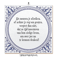 Wijsheid Troost Sticker by Tegelspreuken.nl