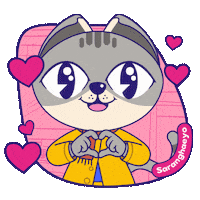 Cat Love Sticker by KOL.ID